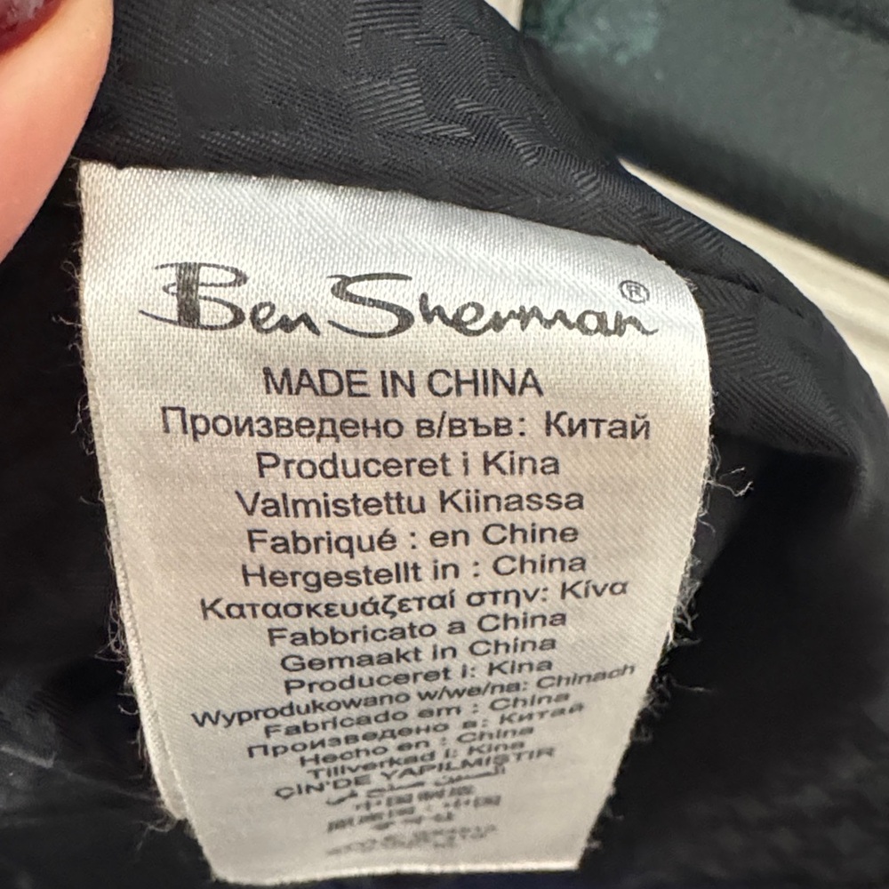 Ben Sherman Dark Blue wool coat - Picture 9 of 9